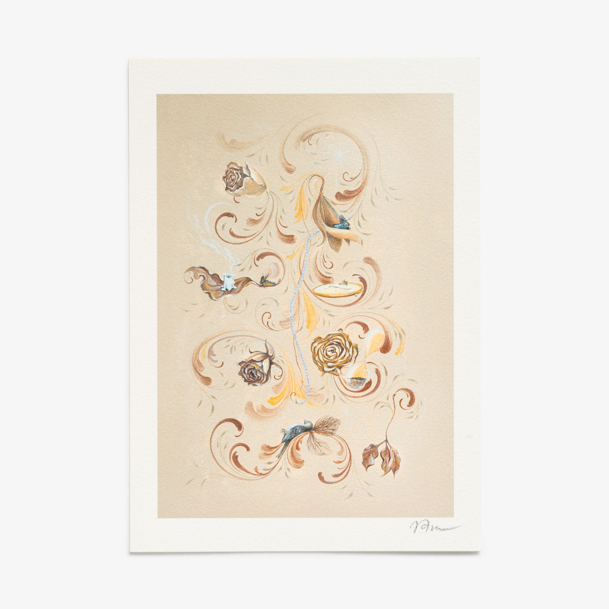 Don’t Water Dead Flowers Art Print by Mona Stenseth