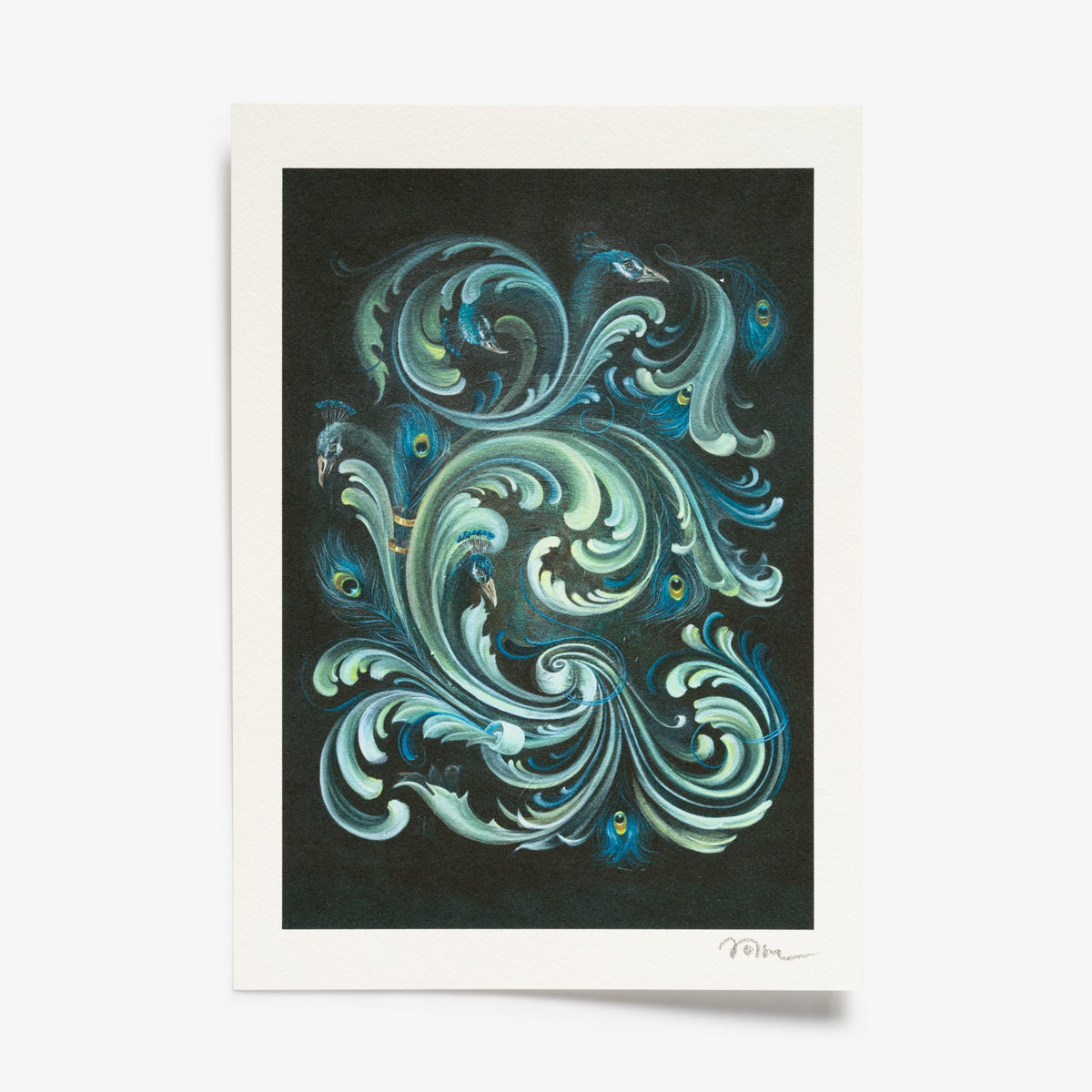 Blue Bird Art Print by Mona Stenseth